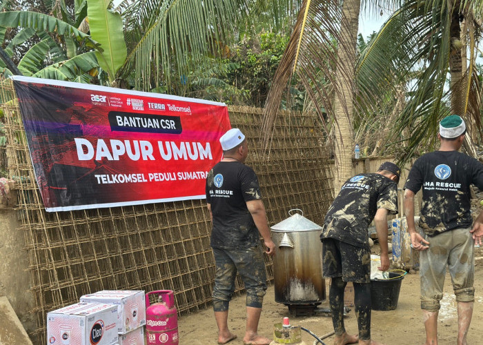 Telkomsel Hadirkan Program Air Bersih, Dapur Umum dan Aksi Gotong Royong untuk Warga Desa Menang Gini, Aceh 