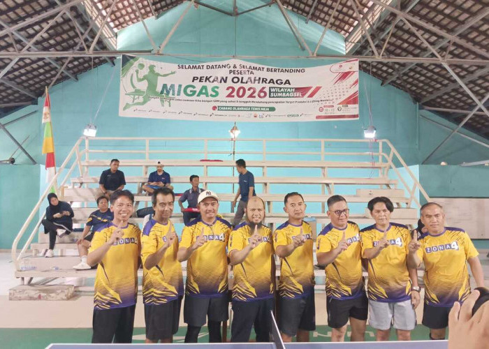 Pertamina Zona 4 Juara Tenis Meja Pekan Olahraga Migas 2026
