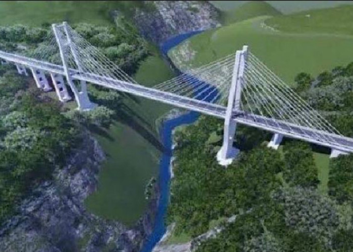 Jembatan Layang Lematang Indah Pagar Alam Mandek, Jurang di Lokasi Itu Saksi Bisu Laka Maut Bus Sriwijaya