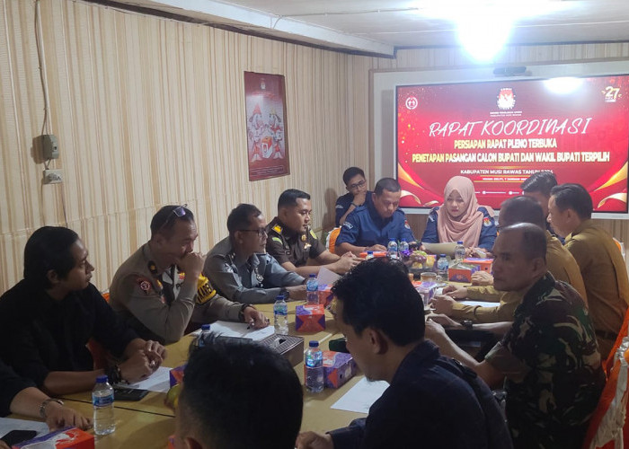 Lapas Narkotika Muara Beliti Hadiri Rapat Penetapan Bupati Terpilih Musi Rawas 2024