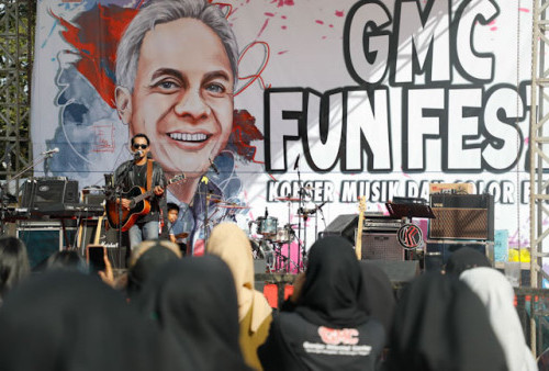 Kenalkan Ganjar ke Anak Muda, Ribuan Milenial di Sumsel Gelar GMC Fun Fest