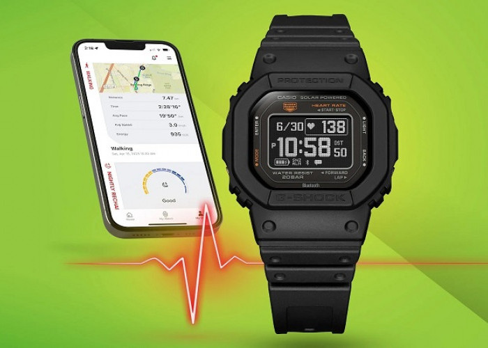 Casio G-Shock G-SQUAD DW-H5600 Smartwatch yang Menggunakan Algoritma Polar, Bisa Monitor Kesehatan! 
