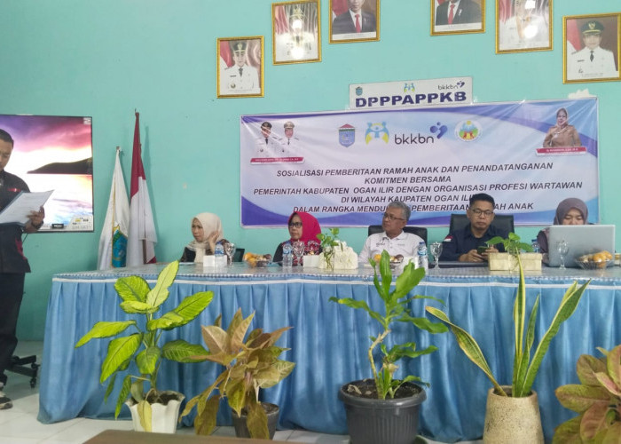 DPPPAPPKB Kabupaten Ogan Ilir Gelar Sosialisasi Pemberitaan Ramah Anak, Gandeng Organisasi Wartawan