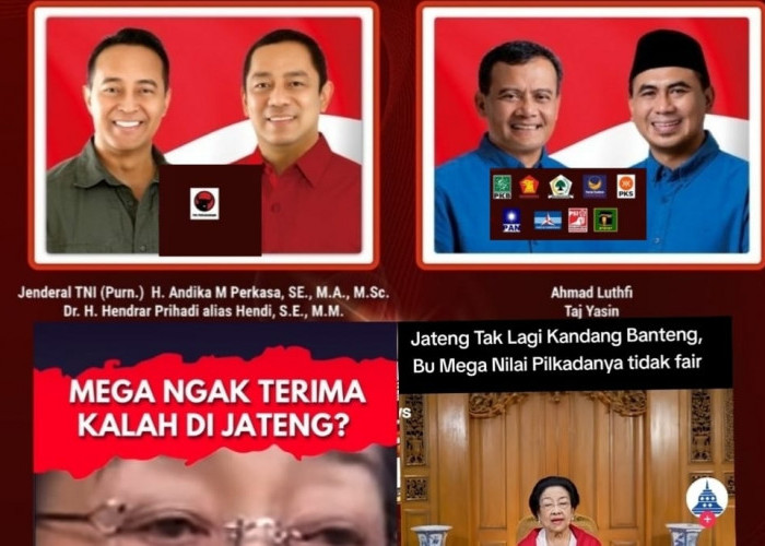 Megawati Kesal Calon PDIP Kalah di Jateng? Warganet: Ya Bu, Jateng Bukan Lagi Kandang Banteng