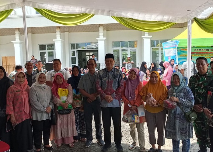 Bikin Stabil Harga Bahan Pokon Jelang Lebaran, Pemkab Muara Enim Gecarkan Pasar Murah 