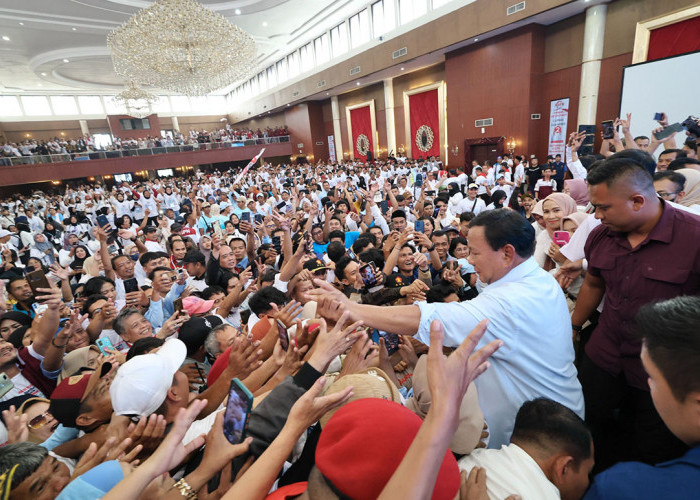 Prabowo: Kami akan Bekerja Sebenar-benar dan Sejujur-jujurnya untuk Rakyat Indonesia