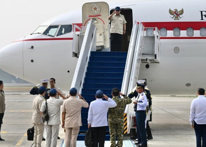 Rute Presiden Prabowo Hari Ini: Dari Riau Menuju Sumsel, Tanjung Lago Banyuasin Lokasi Peninjauan Karhutla