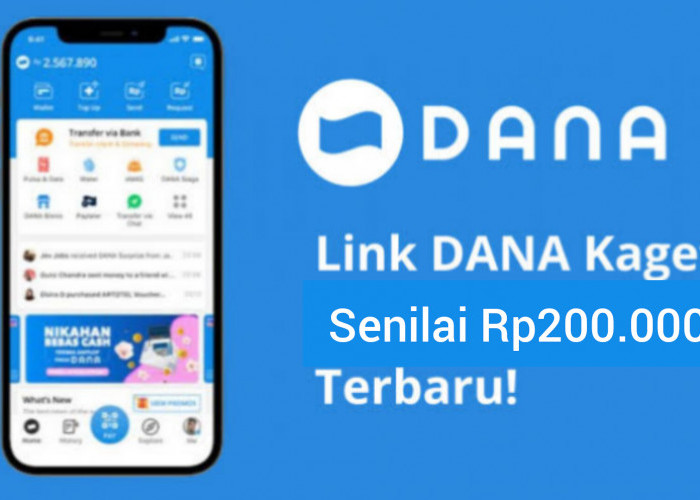 Spesial Hari Ini! Ada Saldo Gratis Senilai Rp200.000 Langsung Klik Link DANA Kaget Sekarang 