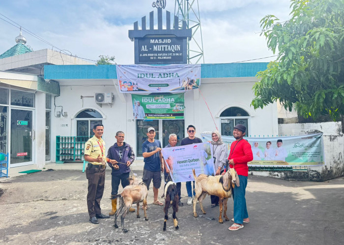 Astra Motor Sumsel Salurkan Hewan Kurban ke Masjid Al-Muttaqin pada Idul Adha 1446 H