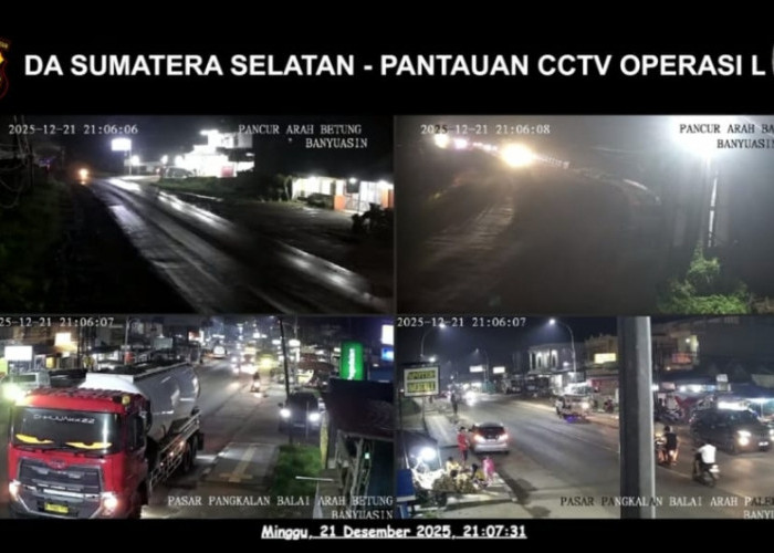Pantau Lalu Lintas Jalintim Betung, Bid TIK Polda Sumsel Hadirkan CCTV Live YouTube