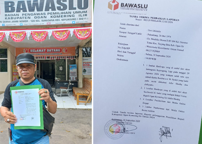 Swafoto dengan Salah Satu Paslon Bupati, Kades di OKI Dilaporkan ke Bawaslu