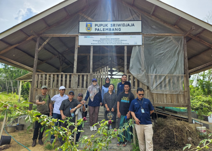 Pusri Palembang Dorong Pesantren Berdikari dengan Pembangunan Dapur Bersih di Ponpes Nurul Fattah