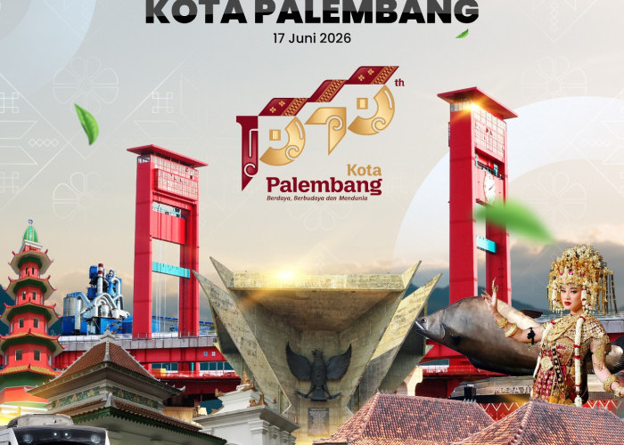 Segenap Keluarga Besar  PT Semen Baturaja Mengucapkan Selamat Ulang Tahun ke-1343 Kota Palembang