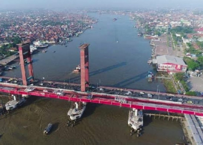 Pantas Tetap Berdiri Kokoh, Ternyata Begini Konstruksi Jembatan Ampera Palembang 