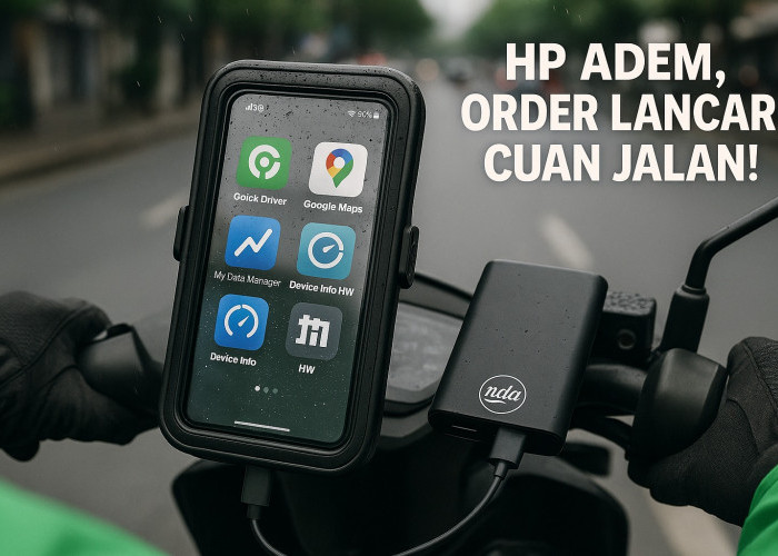 Ojol Nggak Takut Lagi Hujan! Ini 5 Aksesori Pendukung Biar HP Tetap Aman dan Order Jalan Terus