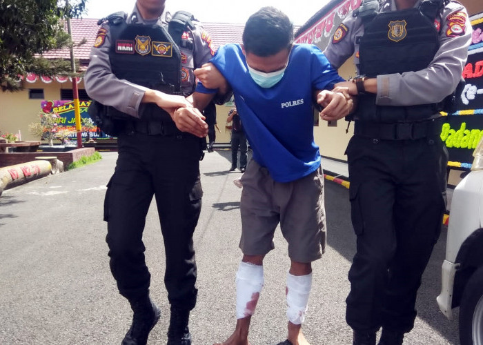 Sembunyi di Kebun, Melawan saat Ditangkap, Pelaku Begal Ambulans di Jalan Lintas Curup-Linggau Ditembak