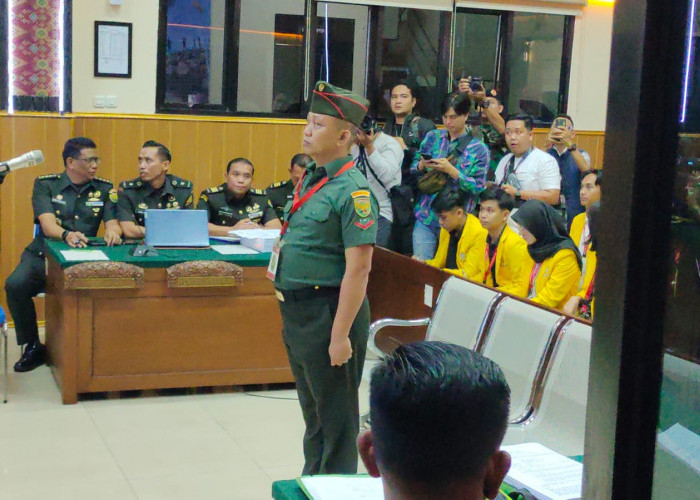 Kopda Bazarsah Didakwa Pembunuhan Berencana Terhadap Kapolsek Negara Batin, Terancam Pidana Maksimal Mati