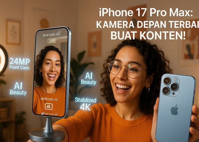iPhone 17 Pro Max Siap Manjakan Tiktorkes dan Vlogger, Kamera Depan Kini 24MP