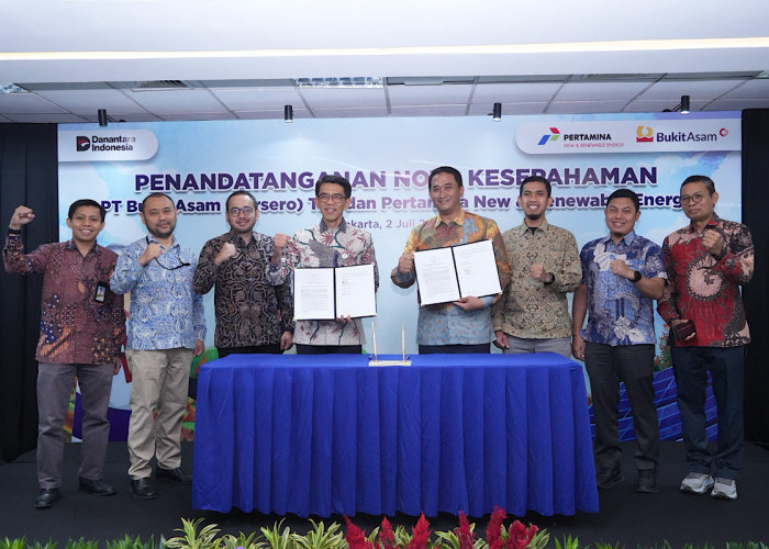 PTBA dan PNRE Jajaki Pengembangan PLTS di Lahan Pascatambang