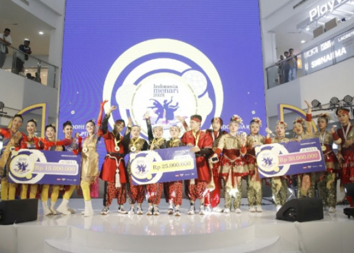 Ajang Tari Terbesar Serentak se-Indonesia, di Palembang Sanggar Kipas Emas Juara Indonesia Menari 2025