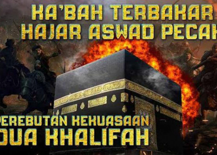 Innalillah, Ka'bah Hangus Terbakar dan Batu Hajar Aswad Hancur Berkeping, Pertumpahan Darah Tak Terelakkan