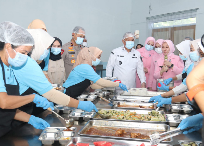  Komitmen Polri Dukung Ketahanan Pangan dan Gizi Masyarakat, 3 Dapur SPPG Polda Sumsel Diresmikan 