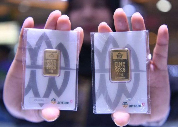 Harga Emas Antam Naik Rp5.000, Tembus Rp2,743 Juta per Gram