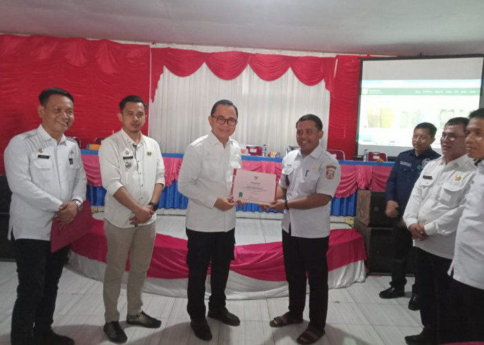 Pj Bupati Banyuasin Launching Desa Pertama Go Digital Kabupaten Banyuasin