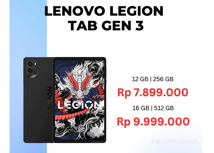 Game Red Dead Redemption Dilibas Lenovo Legion Tab Gen 3, Tablet Diotaki Chipset HP Premium 20 Jutaan