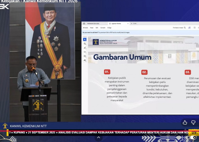 Kanwil Kemenkum Sumsel Ikuti DSK Evaluasi Tata Cara Pemeriksaan Majelis Pengawas terhadap Notaris