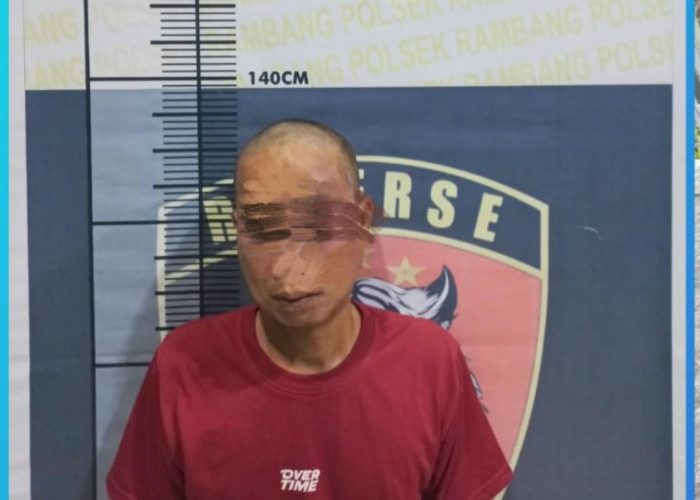 Pencuri Getah Karet yang Sempat Lukai Korbannya Babak Belur Dimassa, Kini Diamankan Polsek Rambang
