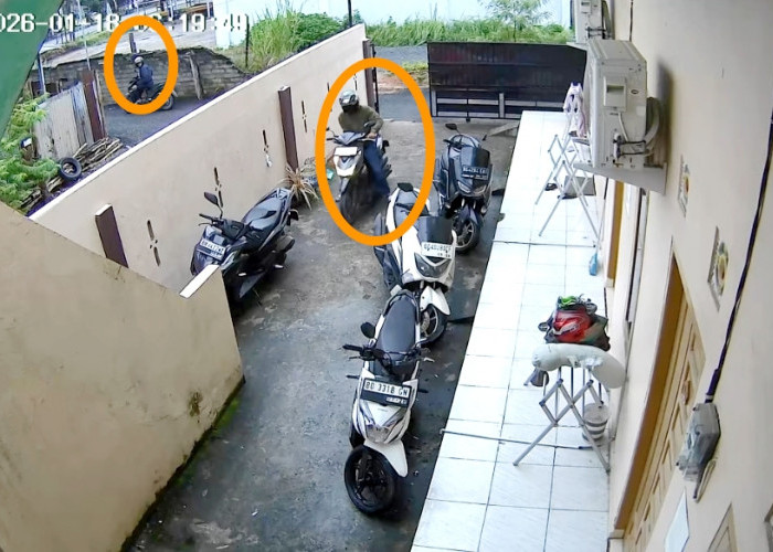 2 Maling Satroni Kosan Mahasiswa di Indralaya Ogan Ilir, Motor Honda Beat Berhasil Dibawa Kabur