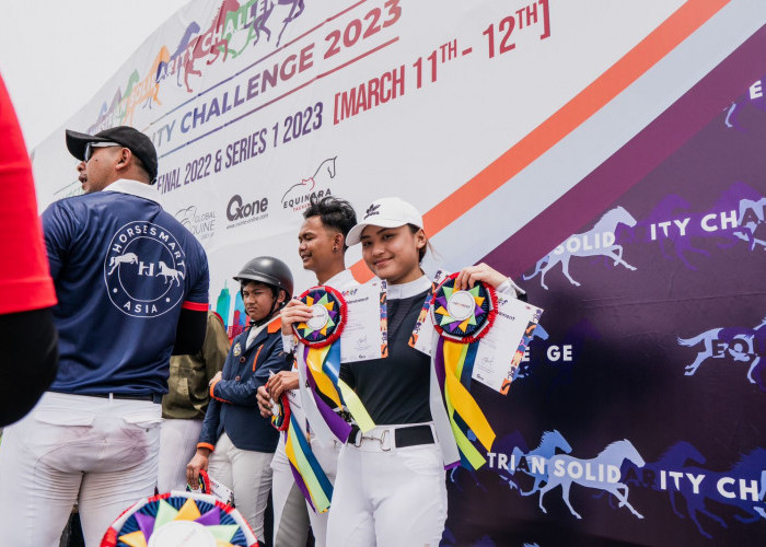 Bangga, Atlet Berkuda 3D Stable Sumsel Dulang Prestasi di  Equestrian Solidarity Challenge 2023   