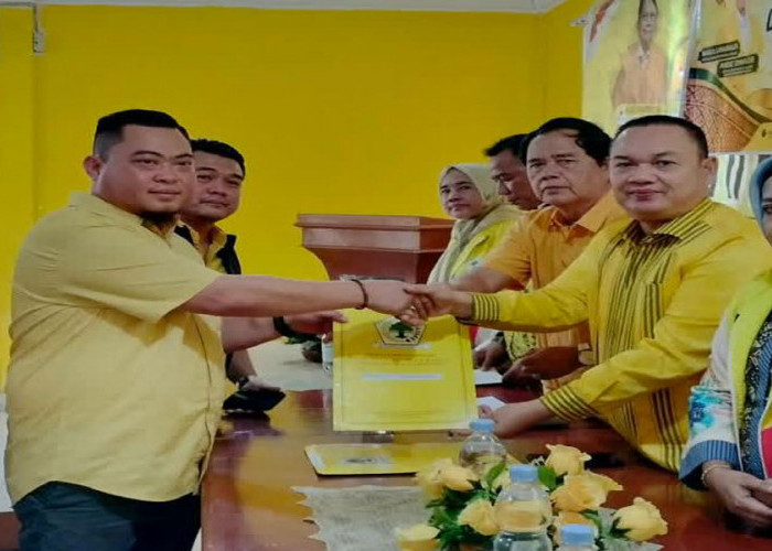 Wabup Banyuasin Nyalon Ketua Golkar, Pengambilan Formulir Dikuasakan