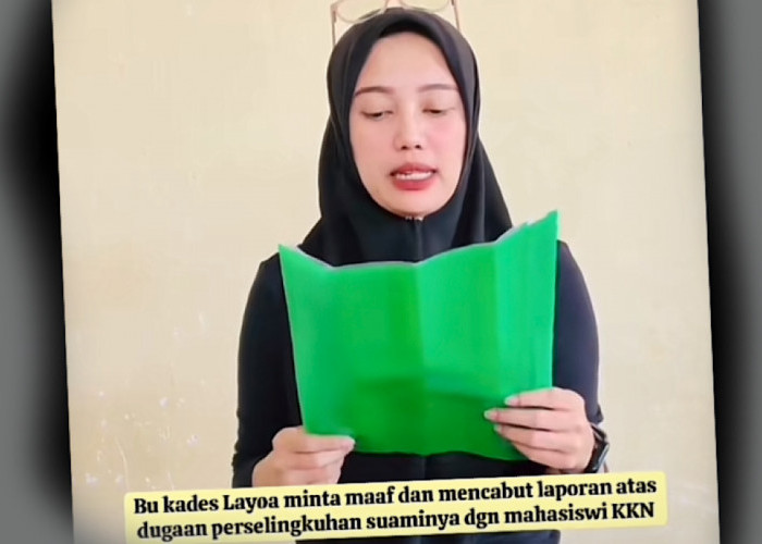Netizen Curiga Ibu Kades Layoa Ada Yang Menekan, Cabut Laporan Suami ke Polisi