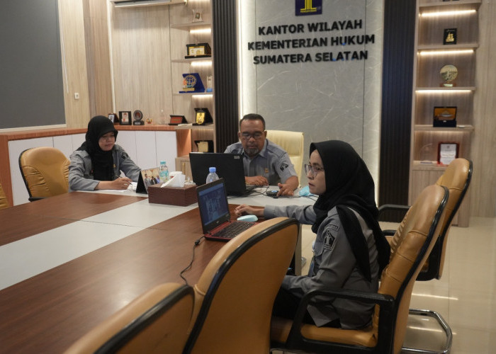 Kemenkum Sumsel Optimalisasi Layanan Posbankum melalui Sosialisasi Daring