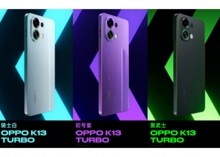 Oppo K13 Turbo Mengusung Desain Futuristik dengan Keunggulan Sertifikasi IPX8