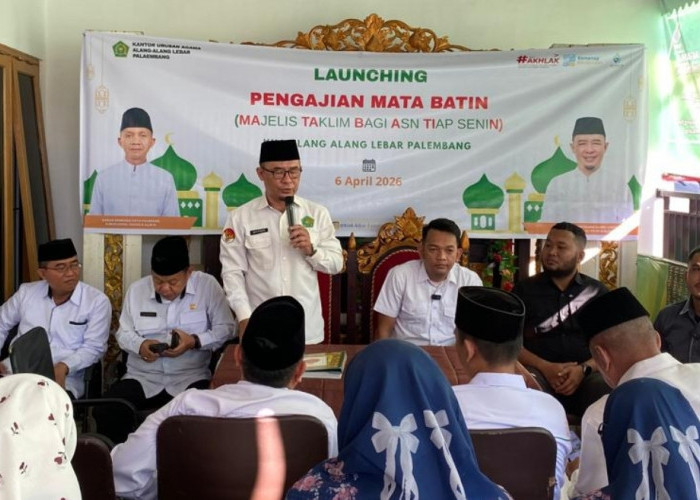 Program Baru, Perkuat Spiritual ASN, KUA Alang Alang Lebar Resmikan MATA BATIN