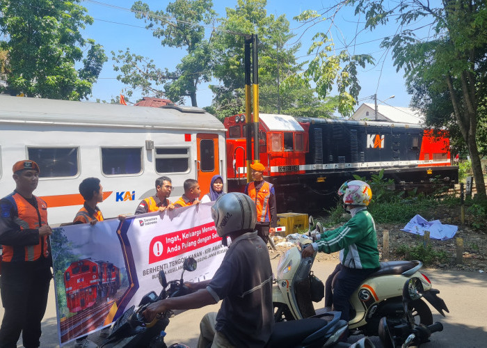 KAI Divre III Palembang Tingkatkan Keselamatan pada 150 Perlintasan, Wujudkan Perjalanan Kereta Api yang Aman 