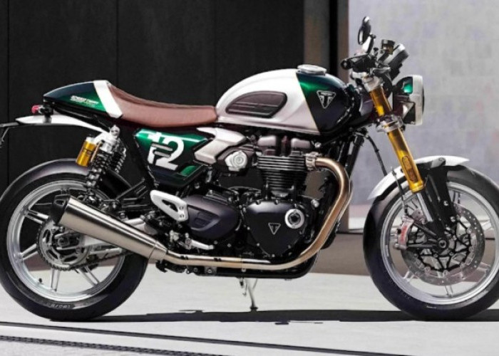 Triumph Speed Twin 1200 Cafe Racer Edition, Motor Klasik Rasa Balap dengan Mesin 105 PS