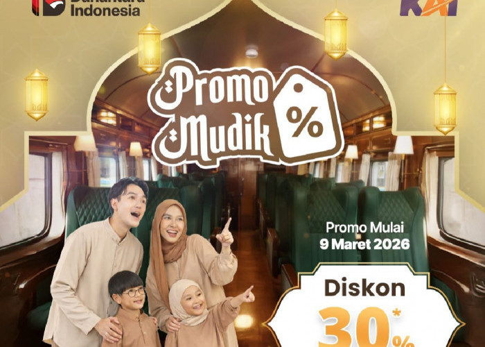 Mudik Lebaran Lebih Hemat, KAI Divre III Palembang Beri Diskon Spesial 30persen untuk KA Sindang Marga