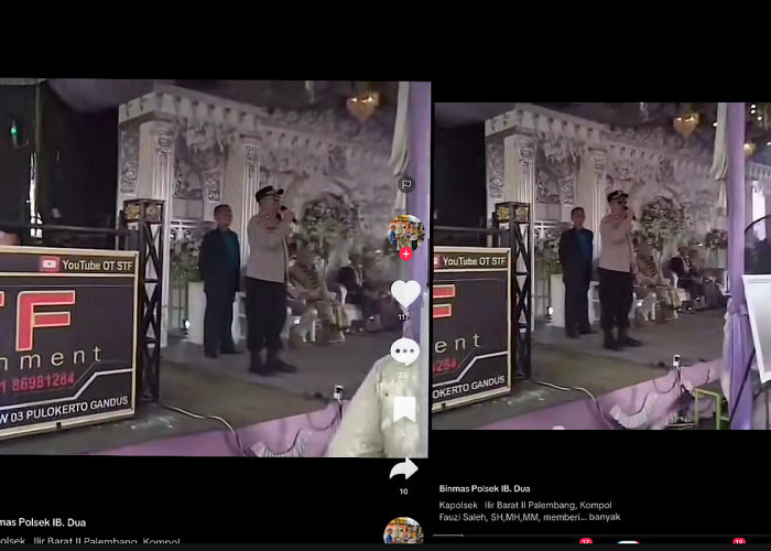 Turun Langsung ke Lokasi Hajatan Kapolsek IB II Minta Jangan Ada Musik Remix 