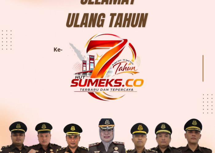 Kepala Kejari Kabupaten Banyuasin Mengucapkan Selamat HUT ke-7 SUMEKSCO tahun 2026