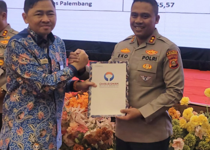 Kapolres OKI Raih Penghargaan Ombudsman RI, Bukti Nyata Pelayanan Publik Semakin Berkualitas