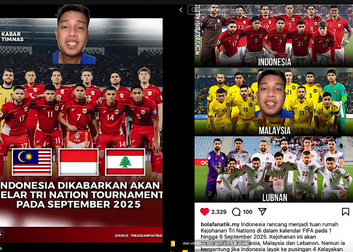 PSSI Gelar Mini Turnamen Timnas Indonesia vs Malaysia dan Lebanon Bertajuk Tri Nations Tournament   