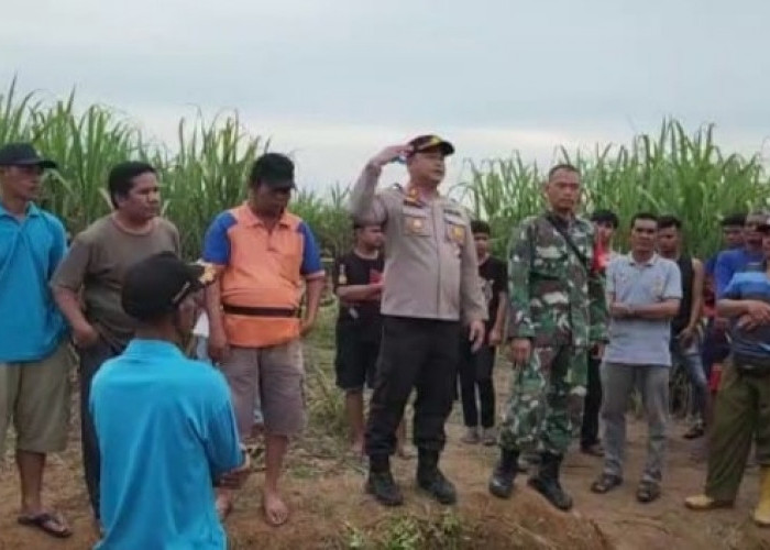 Polsek dan Koramil Tanjung Batu Siagakan Personel di Desa Tanjung Lalang