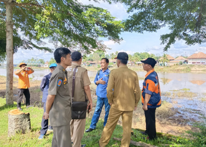 Buaya Sering Muncul, BKSDA Sumsel Tinjau Sungai Komering OKI