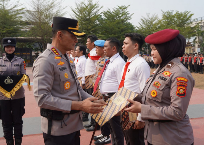50 Personel Polrestabes Palembang Raih Reward Atas Prestasinya, 2 Polisi di PTDH, 5 Lagi Direkomendasikan PTDH