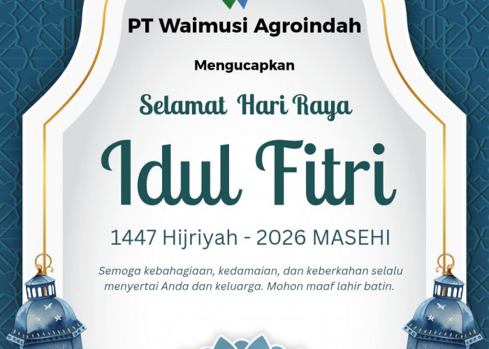 PT Waimusi Agroindah: Selamat Idulfitri 1447 H