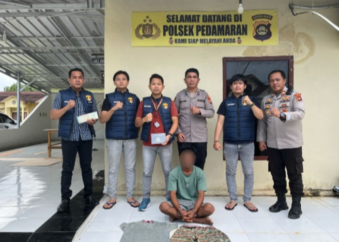  Buron Setahun Pelaku Curanmor Ditangkap Saat Melintas di Desa Muara Baru OKI